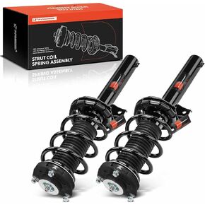 A-Premium Front Pair (2) Complete Strut and Coil Spring Assembly Compatible with Audi Q3 2015-2018, Q3 Quattro 2015-2018, Driver and Passenger Side