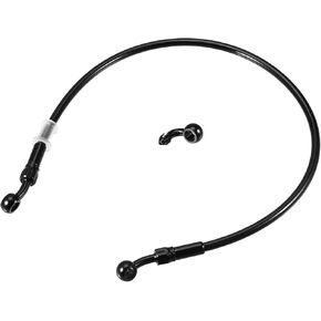 Brake Hose Motorcycle Hydraulic Brake Line Oil Hose Pipe Fitting with Banjo/Inner for ATV Motorcycle Motocross/Durable 60cm Length / 1 Set