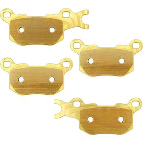Brass Brake Pad set for Can-Am Defender MAX (6 seater, 2 row seating) HD7 HD8 HD9 HD10 6x6 & PRO 2017-2024 (Full Vehicle Set)