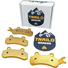 Brass Brake Pad set for Can-Am Defender MAX (6 seater, 2 row seating) HD7 HD8 HD9 HD10 6x6 & PRO 2017-2024 (Full Vehicle Set)