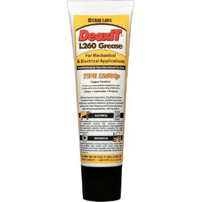 CAIG Laboratories, DeoxIT L260-C8, Lithium Grease, Copper Particles, 226g Squeeze Tube, Pack of 1