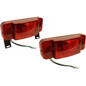 Optronics One™ L.E.D. مجموعة مصابيح خلفية RV منخفضة المستوى (RVSTLB6061-KIT) زوج - قاعدة سوداء