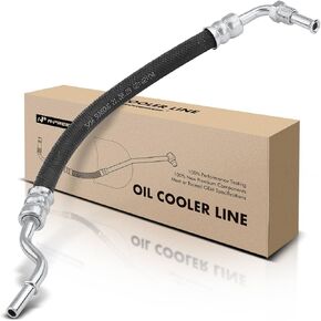 A-Premium Lower Automatic Transmission Oil Cooler Line Hose Assembly Compatible with Saturn SC 1991-1992 SC1 SC2 1993-2002 SL SL1 SL2 1991-2002 SW1 SW2