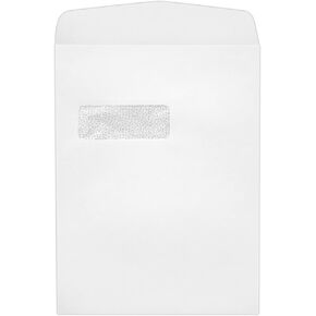LUXPaper 9 x 12 Open End Window Envelopes | Brown Kraft | 28lb. Text | 50 Qty