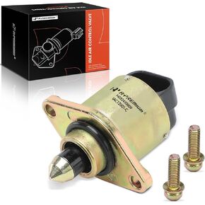 A-Premium Fuel Injection Idle Air Control Valve Compatible with Jeep Wrangler 1987-1988, Cherokee Comanche Wagoneer 1986-1990 - 2.5L 2.8L 4.0L, Replaces# 8983503643