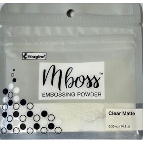 Imagine Mboss Clear Matte Embossing Powder