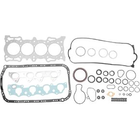Cylinder Head Gasket Kit for Honda F22B2/CD4 Engine Engine Valve Gasket Set Efficiency Seal Rubber Metal 1Set Black