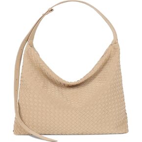 Woven Bag for Women, Vegan Leather Tote Bags Large Hobo Purses for Women Handmade Shoulder Bag with Adjustable Strap
