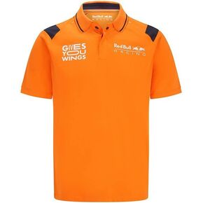 Red Bull Racing F1 Men's Max Verstappen Polo Shirt (S) Orange