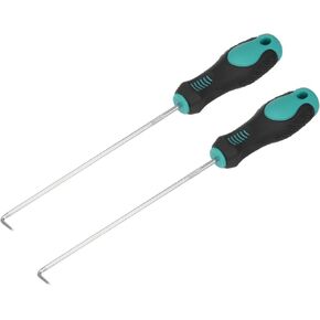 uxcell 90 Degree Pick Hook 9.45" Puller Remover Removal Tool for Oil Seal/O-rings, Gasket, Hose 2Pcs