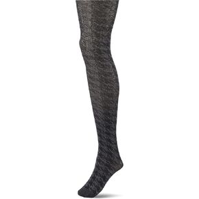 Berkshire Womens Houndstooth Tights With Non-control Top and Reinforced ToeTights