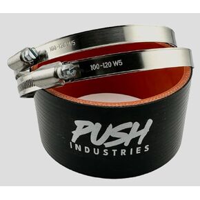 Push Industries 104.111 Replacement Factory Pipe B-Pipe Coupler with Hose Clamps for Yamaha SuperJet, WaveBlaster, Octane Replaces OEM 01-01-703 (1)