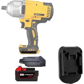 UNIKI Battery Adapter for makita 18V Battery to for Dewalt Tool，Fit for makita 18V Lithium Batteries, Work for Dewalt Series 20V&60V MAX Cordless Tool