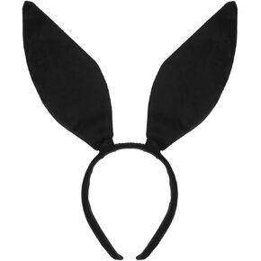 Black Bunny Ears Cosplay for Easter, Cute Bunny Rabbit Ears Halloween Costume Halloween Party Accessories for Adult