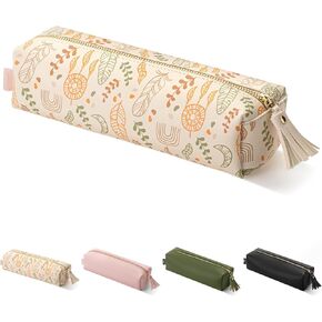 Mr. Pen- PU Leather Pencil Case, Boho Style, Pencil Case Small Pencil Pouch Aesthetic, Cute Pencil Case Aesthetic, Leather Pencil Pouch Small Pencil Case, Slim Pencil Pouch, Pencil Case Leather