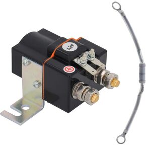 48V 4 Terminal Solenoid Coil 101908701 SW80-1275P Compatible with Club Car 95-Up DS and 04-Up Precedent Golf Carts （Solenoid & Resistor Assembly