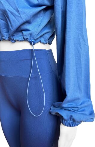 Uni Clau إمرأة 2 قطعة الزي رياضية زمم كم طويل الرباط المحاصيل سترة أعلى Bodycon طماق السراويل مجموعات البلوز in Kuwait