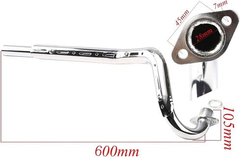 ماسورة عادم كاتم الصوت 28 مم لـ CRF50F أبولو 70cc 110cc 125cc SDG SSR دراجة الطرق غير الممهدة in Saudi Arabia