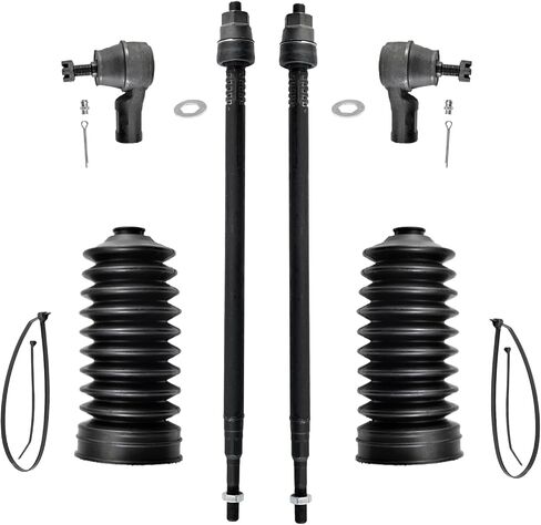 ASTARPRO - طقم تعليق أمامي 12 قطعة لـ 02-06 Honda CR-V 2002 2003 2004 2005 2006، 2 أذرع تحكم سفلية 2 مفاصل كروية 2 وصلات شريط Sway 4 نهايات قضيب ربط خارجي وداخلي 2 استبدال الحذاء in Saudi Arabia