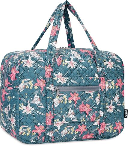 Travel Duffel Bags for Women & Girls - 25L Waterproof Gym Bag, Laptop Carry-On Luggage, Weekend Travel Organizer in Saudi Arabia