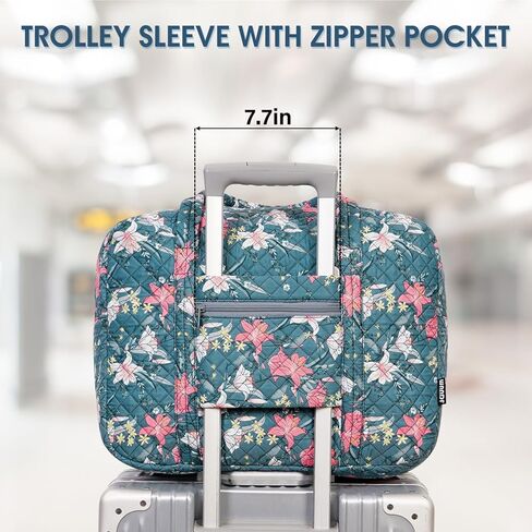 Travel Duffel Bags for Women & Girls - 25L Waterproof Gym Bag, Laptop Carry-On Luggage, Weekend Travel Organizer in Saudi Arabia