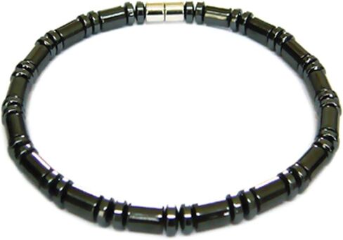 Accents Kingdom Men's Magnetic Hematite Cylindrical Bead Bracelet in Saudi Arabia