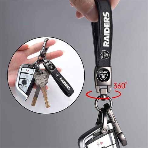 5pcsCar Key Chain with tire stem cap, Car Key Fob car dust Cap combination set, Key chain Key Ring accessories - chiefs-black in Saudi Arabia