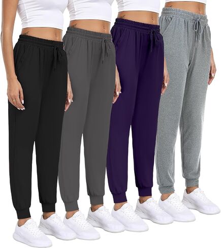 Women's Lightweight Sweatpants Jogger Pants with Pockets,Yoga Workout Running Casual Pants in Saudi Arabia