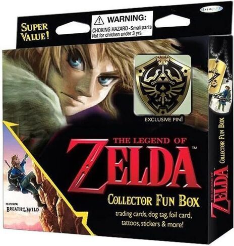 2016 Nintendo The Legend Of Zelda Collector's Trading Cards Value Box - 4 packs of 6 cards each (Assorted Pin) in Saudi Arabia
