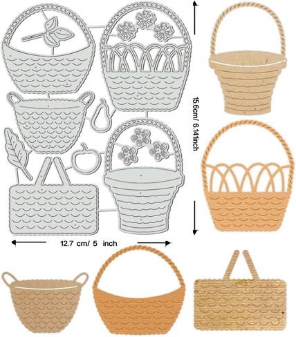 BENECREAT Tropical Leaves Cutting Dies, Palm Leaf Die Cuts 3D Embossing Stencils Template for Card Making DIY Scrapbooking Photo Album, 0.8mm Thick in Kuwait