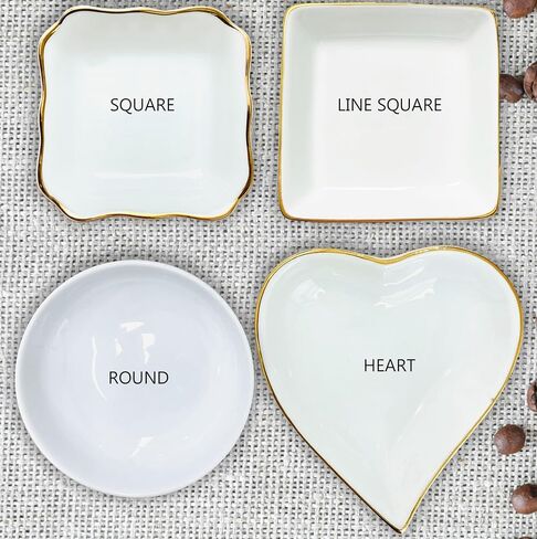 HatafaFurni Daughter Gift From Mom, Ring Dish For Girl Daughter, White Ceramic Jewelry Dish, Personalized Trinket Tray, Mother And Daughter, Wedding Gift, Graduation Birthday Gift in Saudi Arabia