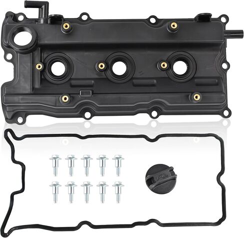13264-8J113 طقم غطاء صمام المحرك مناسب لنيسان، 2002-2006 ألتيما، 2002-2008 ماكسيما، 2003-2007 مورانو، 2004-2009 كويست، 2002-2004 محرك إنفينيتي I35 V6 3.5L # 13264ZA30A، 264-985، 132 647Y010 in Kuwait