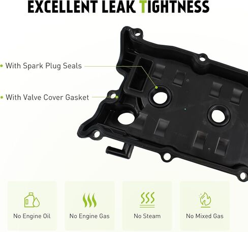 13264-8J113 طقم غطاء صمام المحرك مناسب لنيسان، 2002-2006 ألتيما، 2002-2008 ماكسيما، 2003-2007 مورانو، 2004-2009 كويست، 2002-2004 محرك إنفينيتي I35 V6 3.5L # 13264ZA30A، 264-985، 132 647Y010 in Kuwait