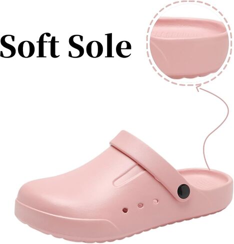 Nihaoya Unisex Garden Clogs Arch Support Nursing Sandals for Men and Women | Comfortable,Slip-Resistant Outsole,Lightweight,Garden, Outdoor, Beach, Pool Easy To Clean,Great for Daily Wear in Saudi Arabia