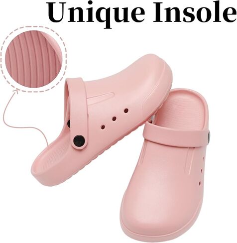 Nihaoya Unisex Garden Clogs Arch Support Nursing Sandals for Men and Women | Comfortable,Slip-Resistant Outsole,Lightweight,Garden, Outdoor, Beach, Pool Easy To Clean,Great for Daily Wear in Saudi Arabia