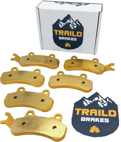 Brass Brake Pad set for Can-Am Defender MAX (6 seater, 2 row seating) HD7 HD8 HD9 HD10 6x6 & PRO 2017-2024 (Full Vehicle Set) in Kuwait