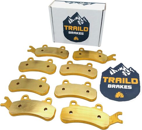 Brass Brake Pad set for Can-Am Defender MAX (6 seater, 2 row seating) HD7 HD8 HD9 HD10 6x6 & PRO 2017-2024 (Full Vehicle Set) in Kuwait