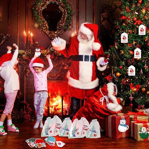 Pasimy 36 Pcs Christmas Sticky Notes Xmas Self Stick Memo Pads Coffee Cup Santa Notepad Set Included Christmas Candy Cane Pens Merry Christmas Tag Organza Bag Kids Christmas Office Home Party Gift in Saudi Arabia