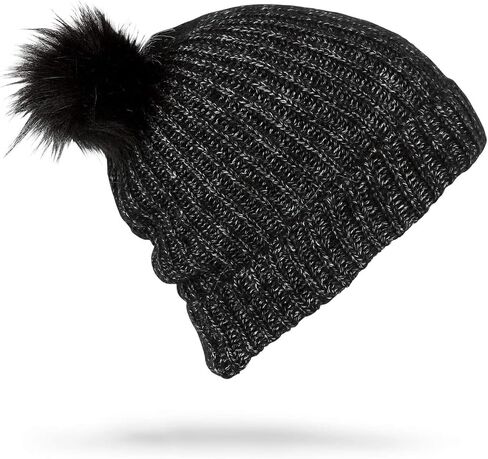 Volcom Women's Lula Faux Fur Pom Snow Beanie in Saudi Arabia