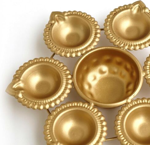 Assorted Decorative Traditional Urli Diya | Perfect for Center Table, Living Room, Office, Home & Pooja Room, Wedding Gift, (10) in Kuwait