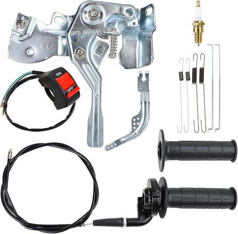 مجموعة التحكم في خنق الدراجة الصغيرة، مجموعة ربط الخانق متوافقة مع بريداتور 212cc 196cc كولمان CT200U BT200X CT200U-EX B200R Baja Warrior Massimo MB200 M200 Minibike GX160 GX200 in Kuwait