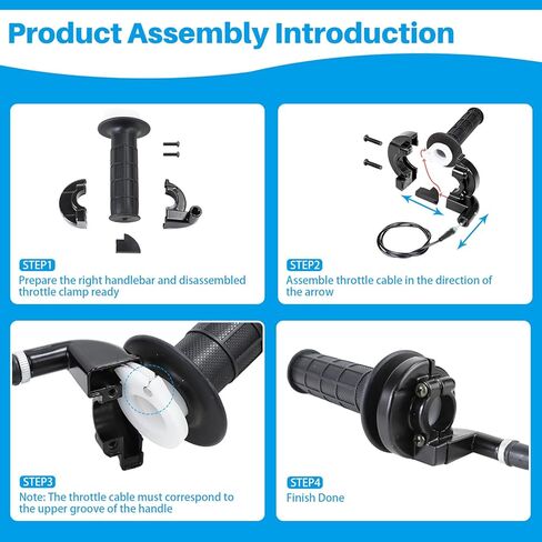 مجموعة التحكم في خنق الدراجة الصغيرة، مجموعة ربط الخانق متوافقة مع بريداتور 212cc 196cc كولمان CT200U BT200X CT200U-EX B200R Baja Warrior Massimo MB200 M200 Minibike GX160 GX200 in Kuwait