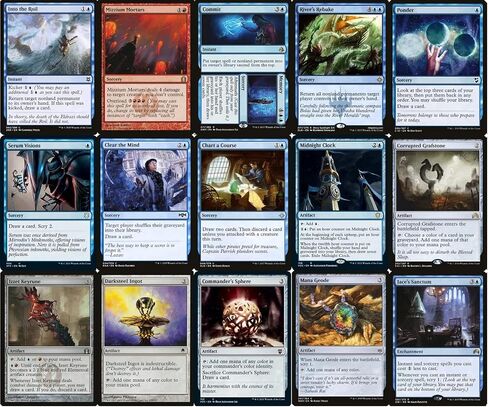 Niv-Mizzet Commander Deck - Izzet Spells - Blue Red Storm - EDH - 100 بطاقة - سحر مخصص The Gathering Deck - قوي جدًا! in Saudi Arabia