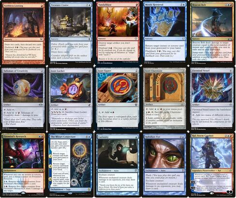 Niv-Mizzet Commander Deck - Izzet Spells - Blue Red Storm - EDH - 100 بطاقة - سحر مخصص The Gathering Deck - قوي جدًا! in Saudi Arabia