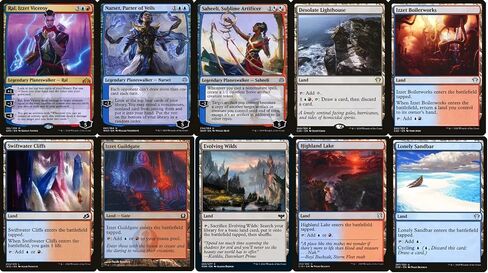 Niv-Mizzet Commander Deck - Izzet Spells - Blue Red Storm - EDH - 100 بطاقة - سحر مخصص The Gathering Deck - قوي جدًا! in Saudi Arabia