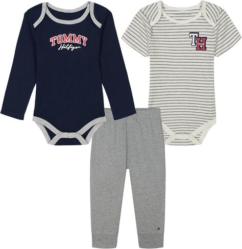 Tommy Hilfiger boys 2pc Creeper and Pant Set in Saudi Arabia