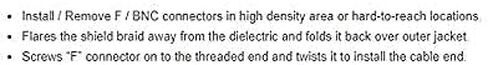 مجموعة أدوات يدوية مريحة من جولي HT-2406، قم بتركيب وإزالة موصلات F وBNC في المناطق عالية الكثافة أو الأماكن التي يصعب الوصول إليها، معدنية in Kuwait