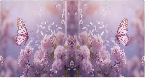 Flying Butterfly 3-Ring Binder 1.5 Inch 1 Pack Round Ring Binder Holds 200 Sheets with 3 Inside Pockets for Office Home Organization in Saudi Arabia