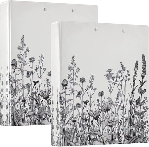 Flying Butterfly 3-Ring Binder 1.5 Inch 1 Pack Round Ring Binder Holds 200 Sheets with 3 Inside Pockets for Office Home Organization in Saudi Arabia