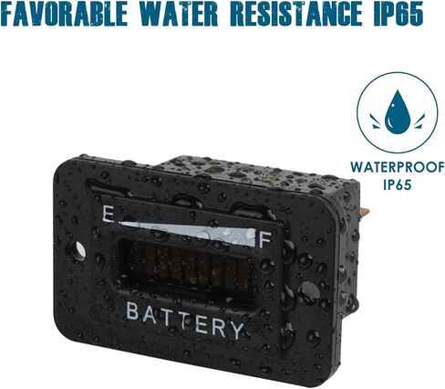 Runleader 36V LED Battery Capacity Meter,Battery State of Charge & Discharge,Applicable to Trojan Battery powered Golf Cart Forklift Lawn Mower Leaf Trimmer Motorhome etc. in Kuwait